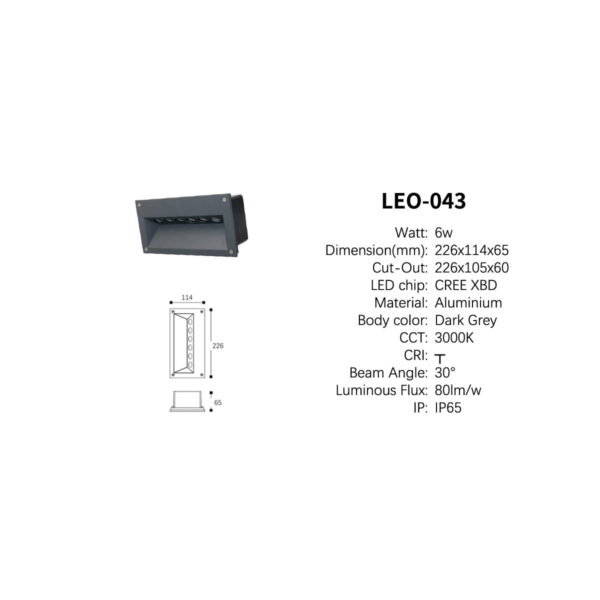 6w Concealed Foot Light LEDLUM-Eco - Image 2